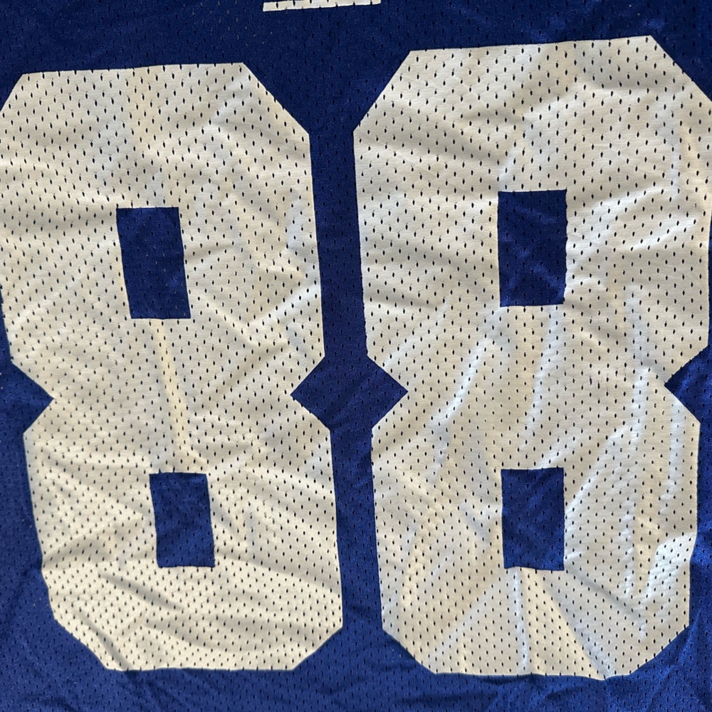 New York Giants Ike Hilliard #88 Vintage Blue Reebok NFL Football Jersey Size XL - Picture 3 of 8